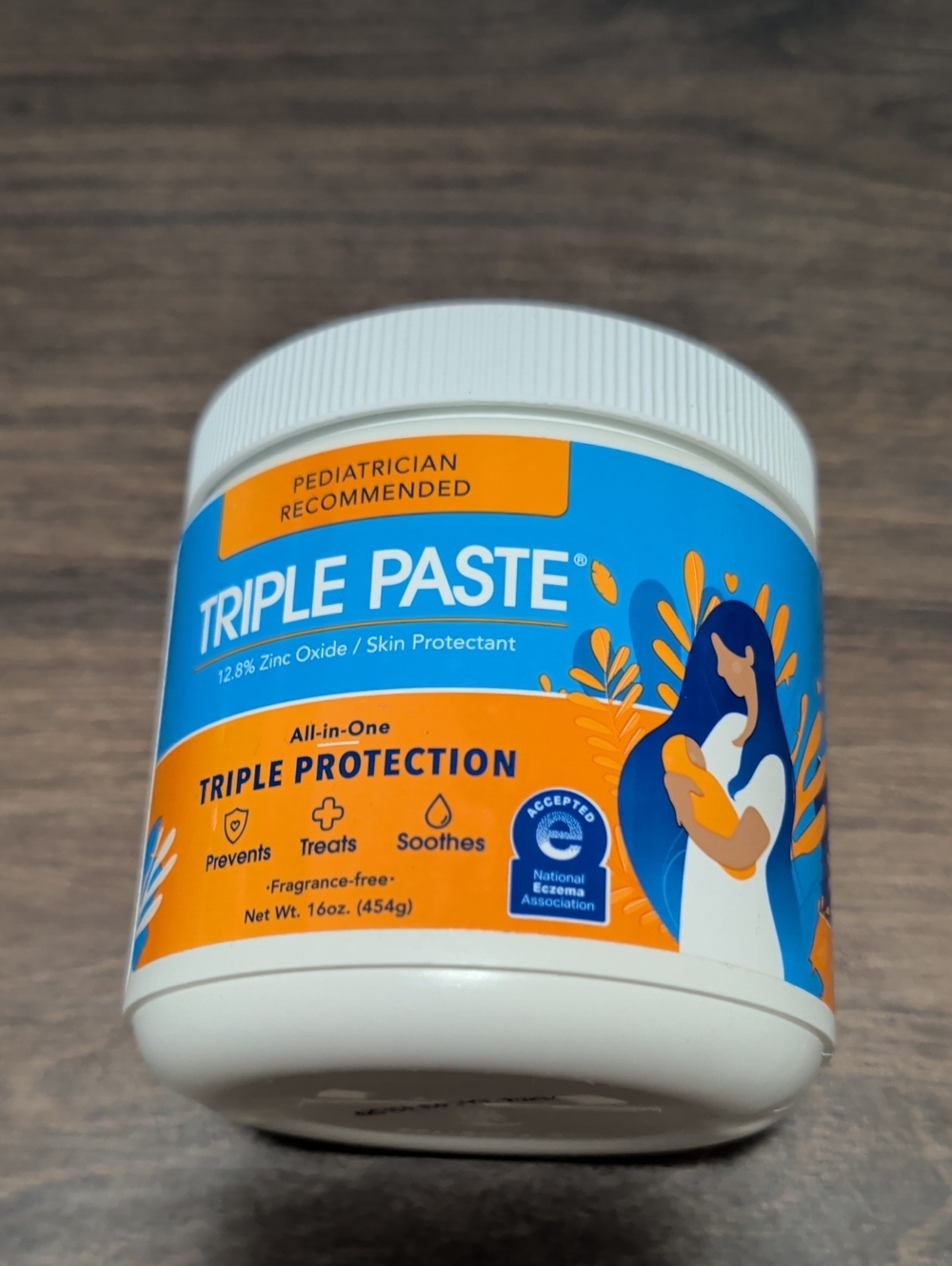 (NEW & SEALED) Triple Protection Diaper Rash Cream - 16oz